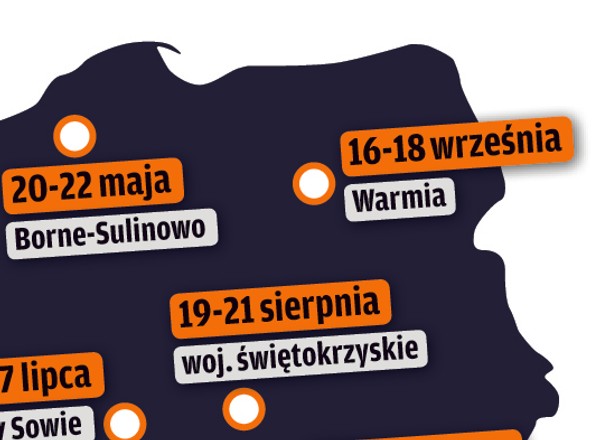 Terenowe zwiedzanie Polski