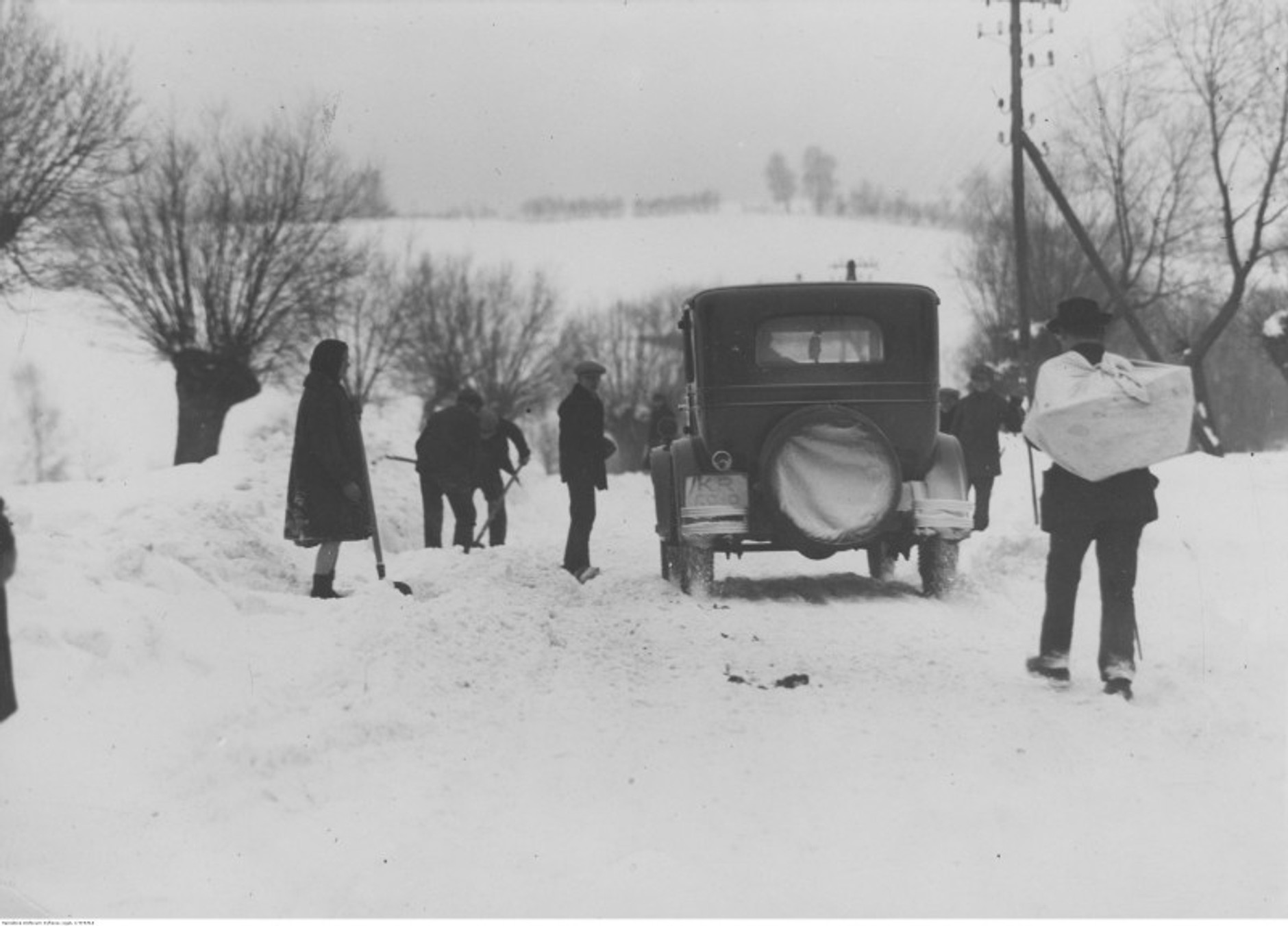 Tak dawniej dbano zimą o drogi