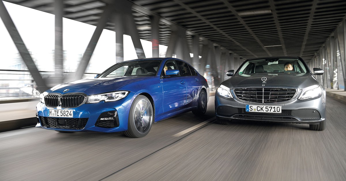 BMW 330i kontra Mercedes C 300 - odwieczni rywale