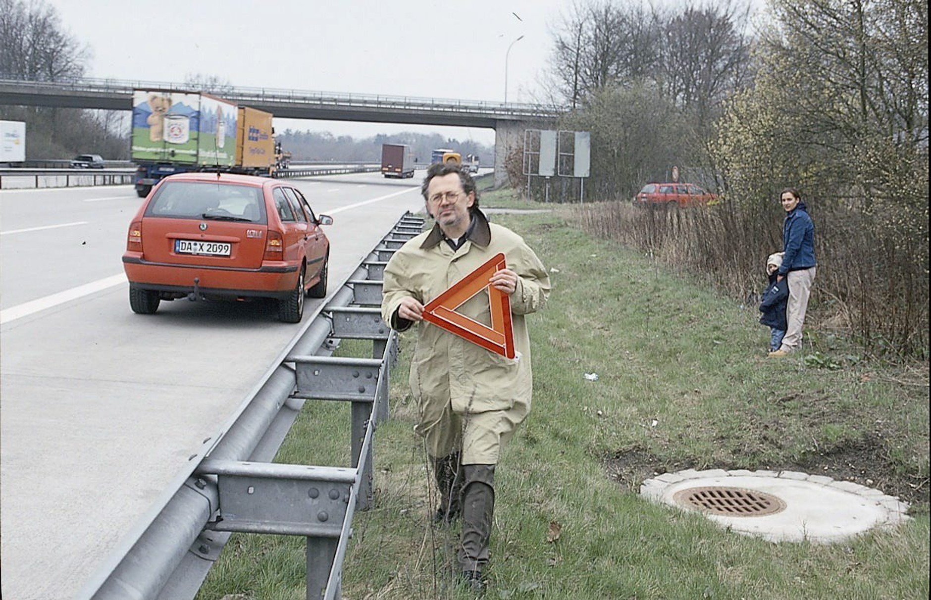 Wypadek na autostradzie
