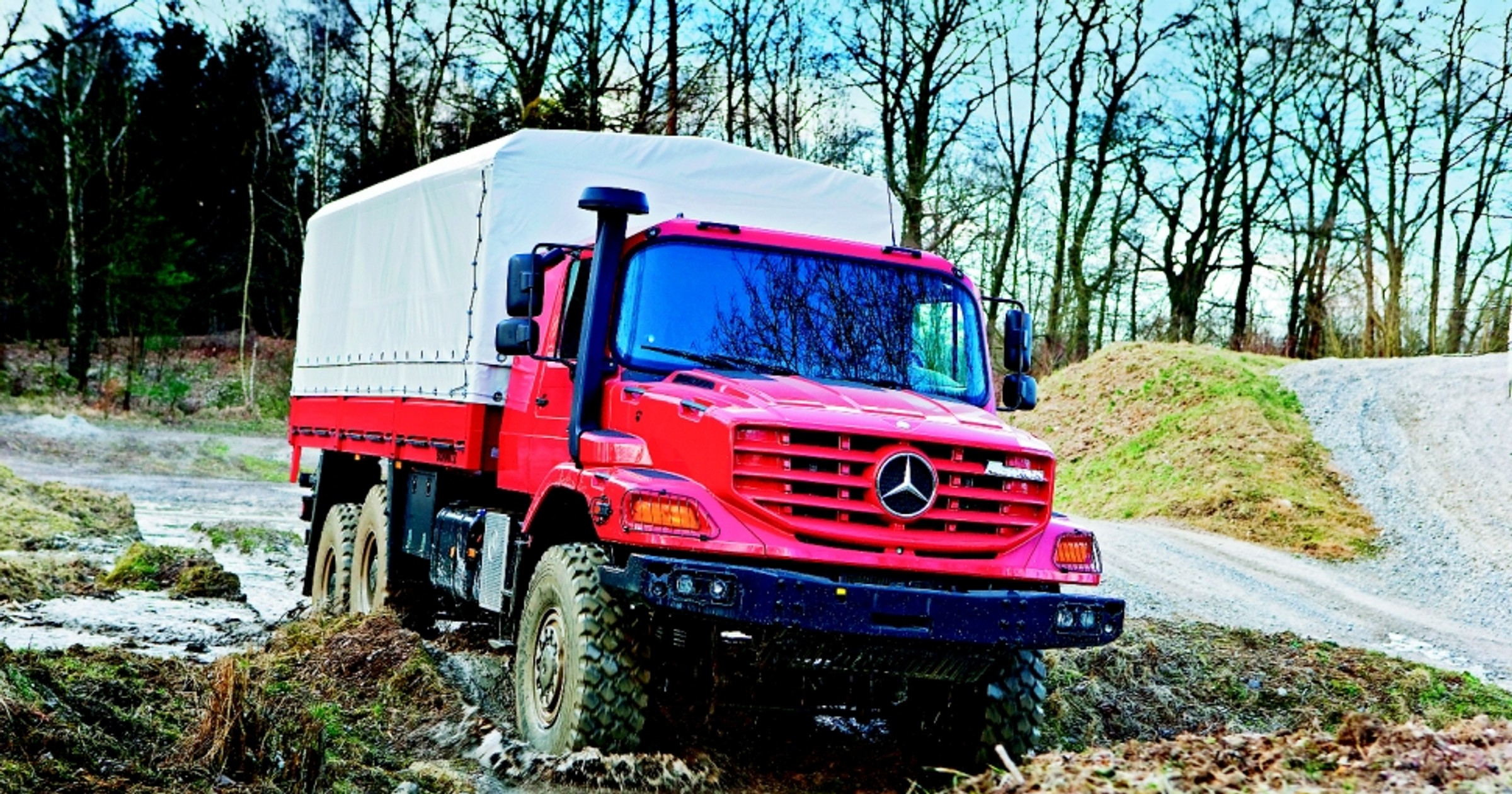 Mercedes Zetros 2733 A 6x6 - Silnik do przodu!