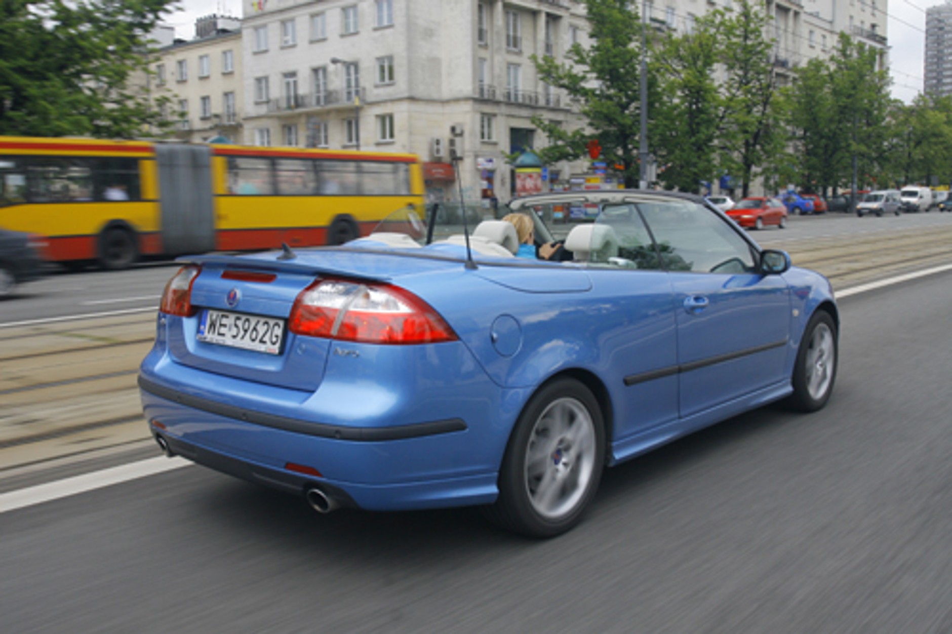 Saab 9-3 2.8 V6 Aero - Błękitna strzała