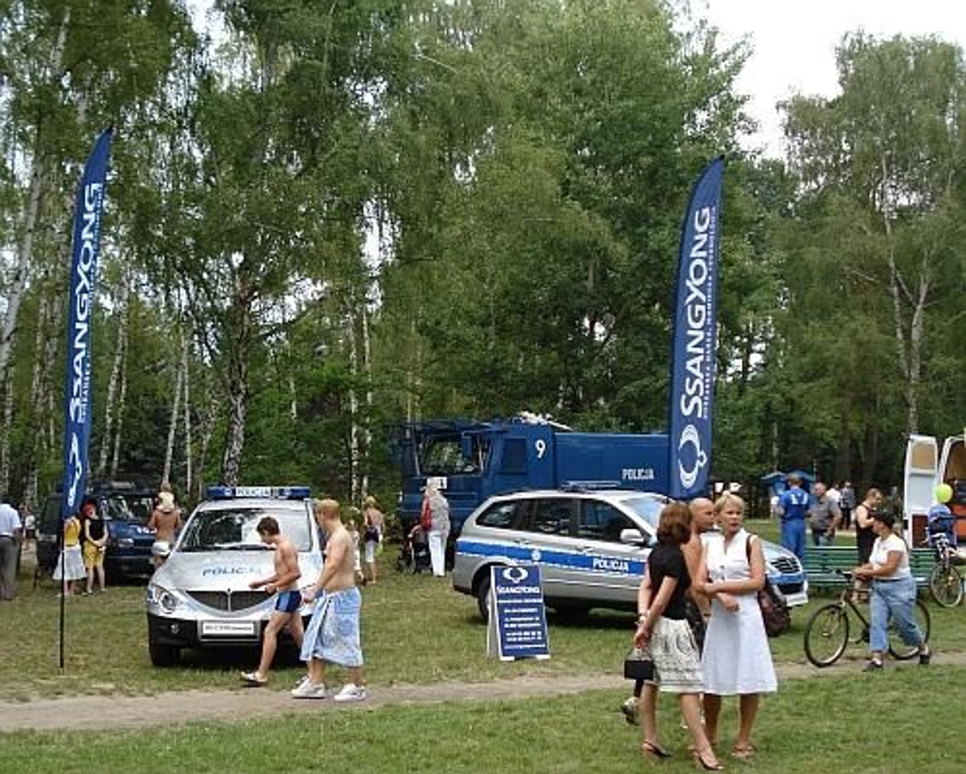 Ssangyong - Radiowozy warszawskiej policji