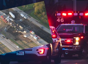 Wiatr wzbił masy pyłu i piasku. Seria wypadków na autostradzie w Illinois