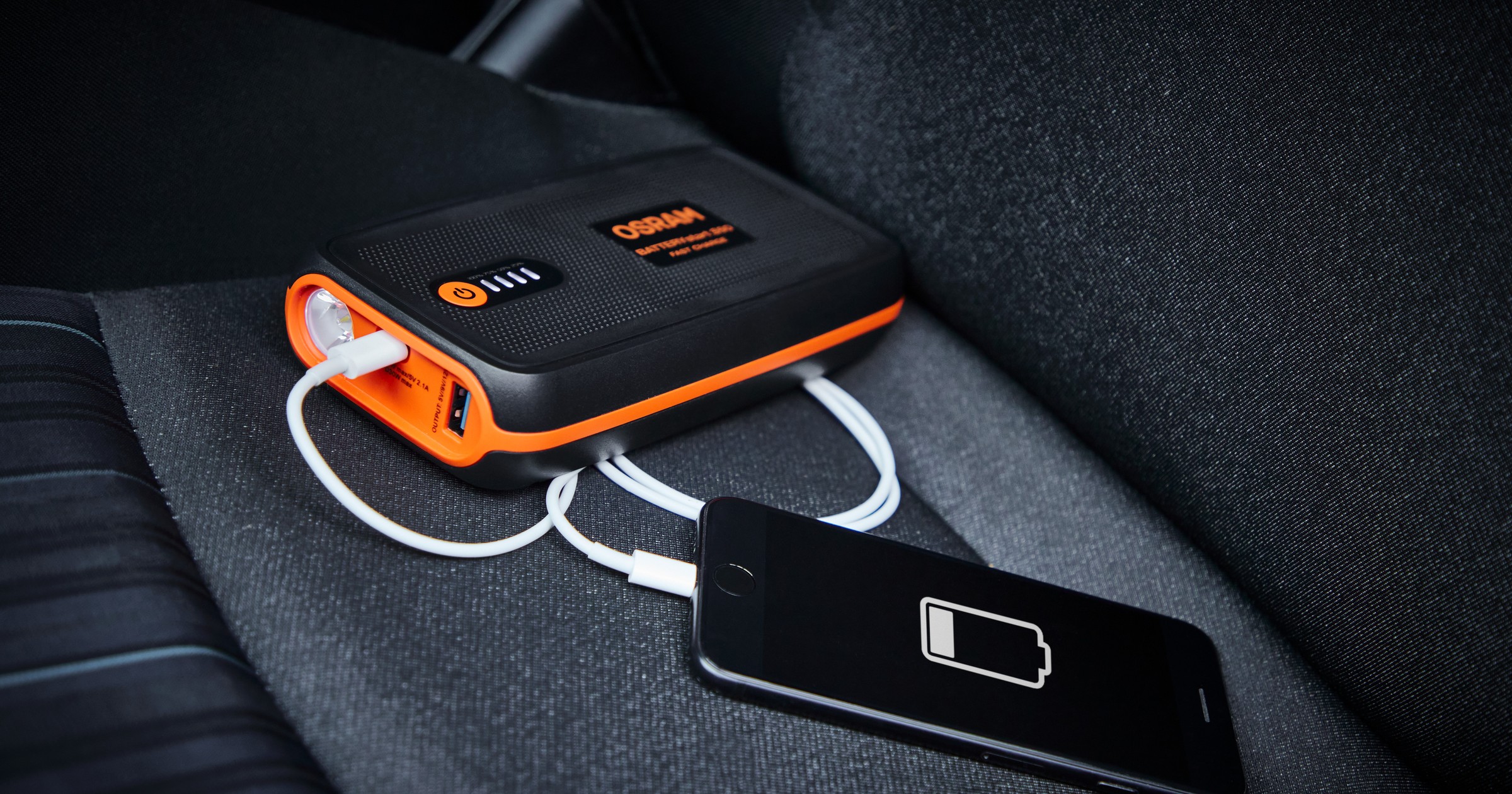 Malutki powerbank rozruchowy marki Osram