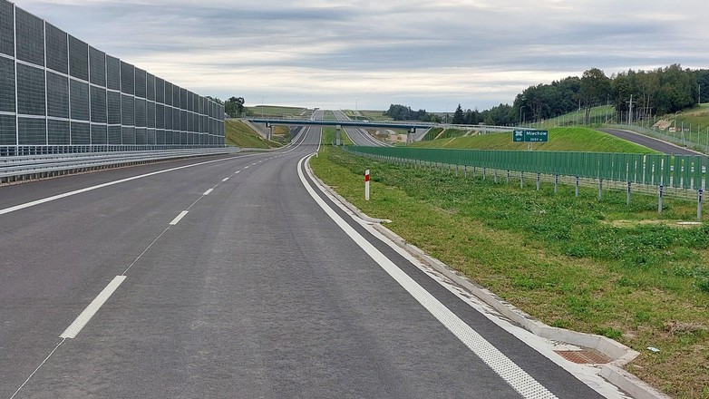 Droga S7 między Miechowem a Szczepanowicami