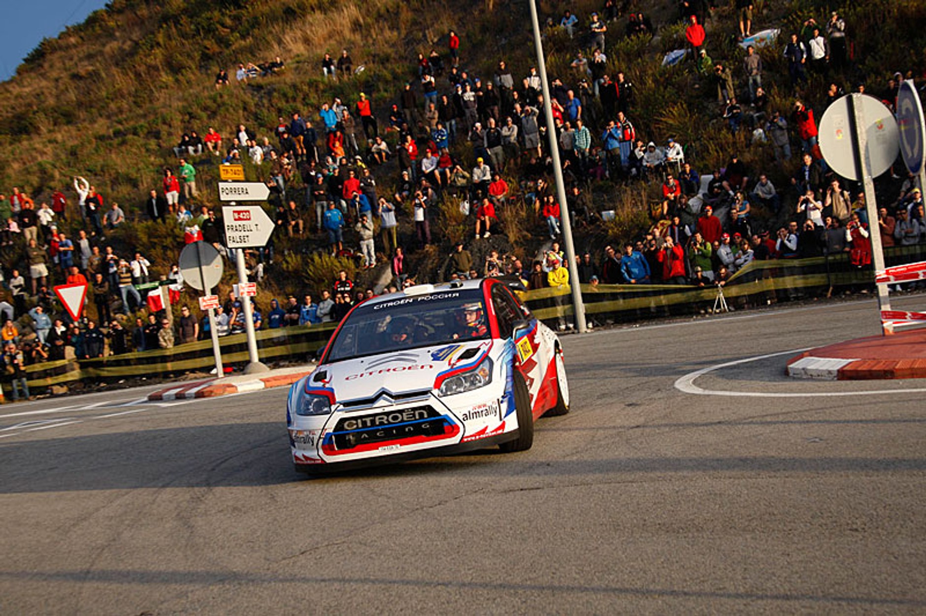 Rajd Hiszpanii 2009: Citroën mistrzem, Hirvonen wciąż liderem - fotogaleria Rallyworld©Willy Weyens