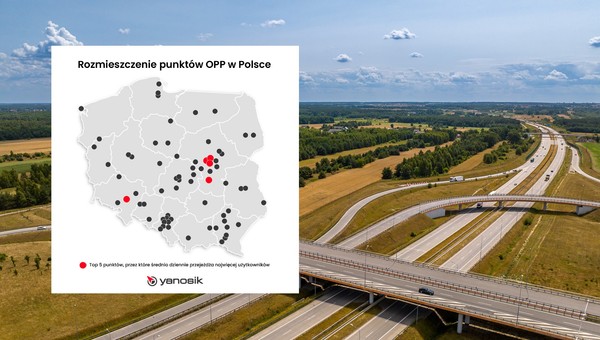 Mamy nową mapę odcinkowych pomiarów prędkości. Doszły czerwone punkty