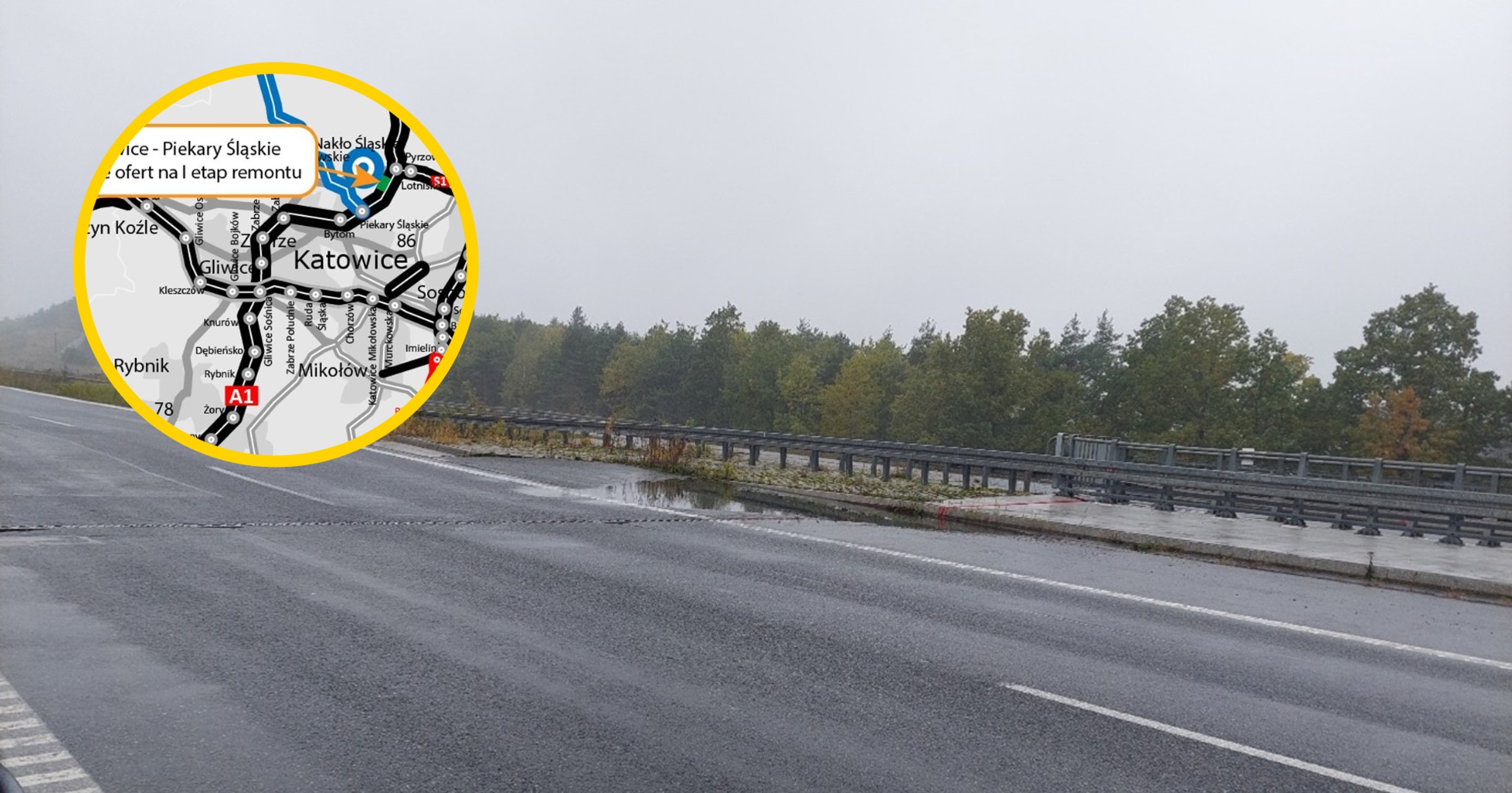 Pofałdowana nawierzchnia na A1