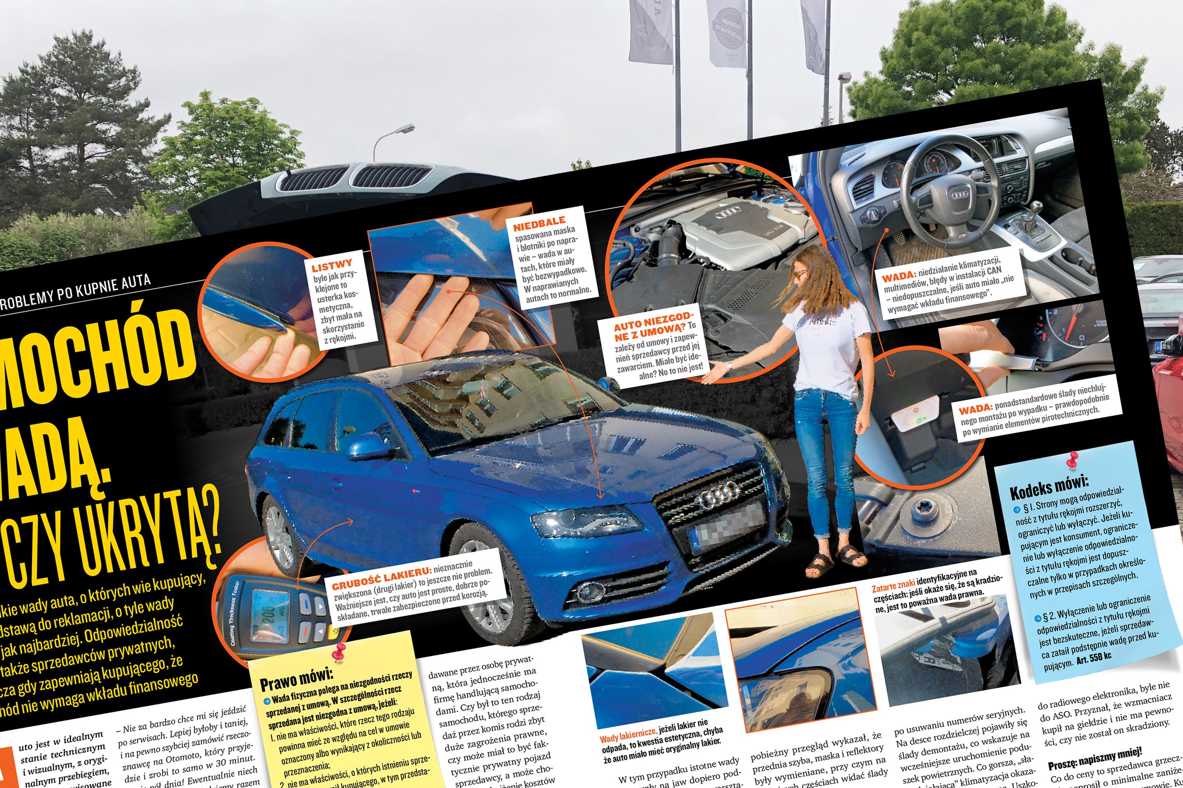 Kupiła powypadkowe auto, choć handlarz obiecał, iż jest idealne. Poszła do sądu. Zapadł wyrok