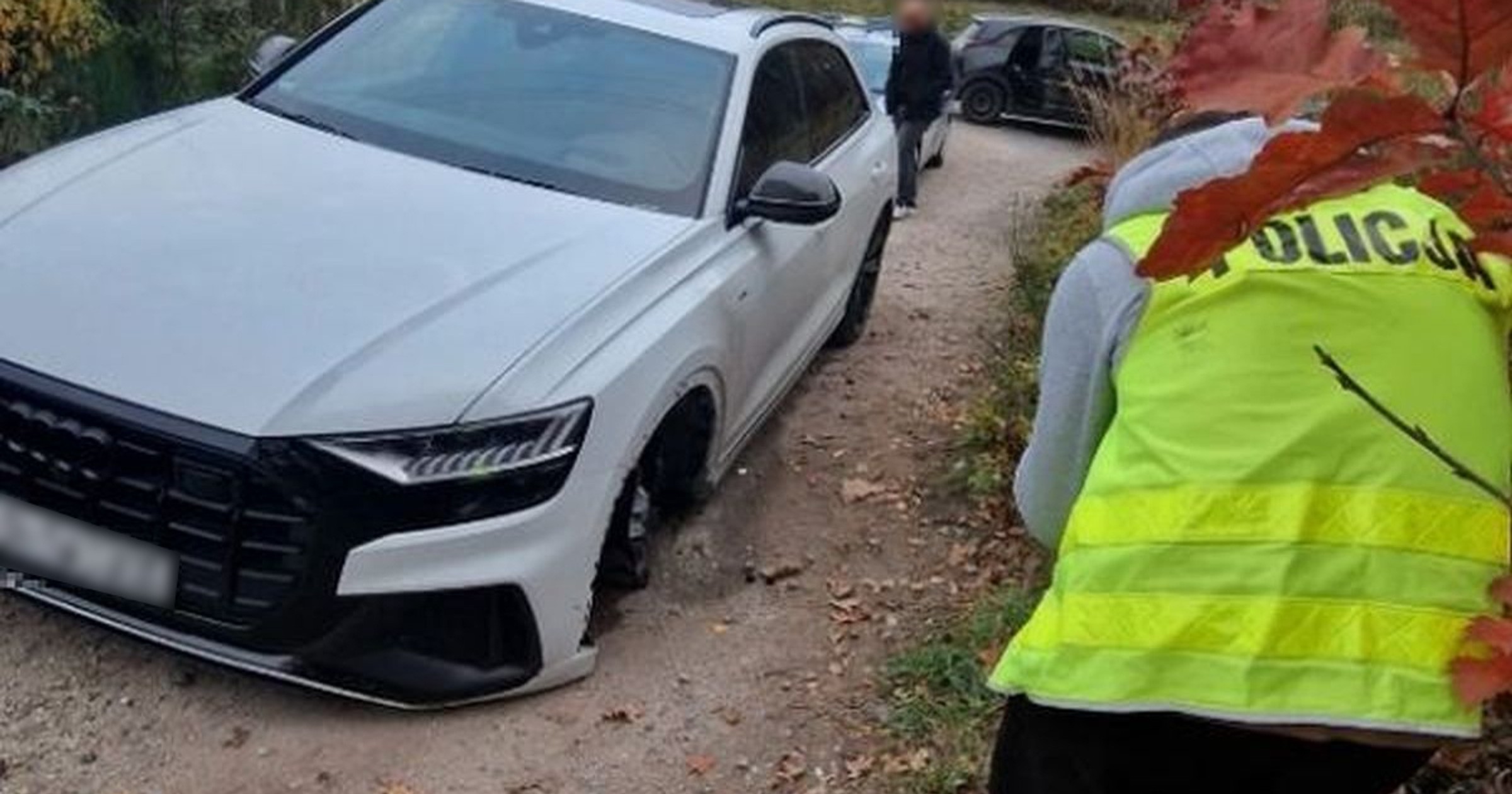 Odzyskane audi Q8 warte 400 tys. zł