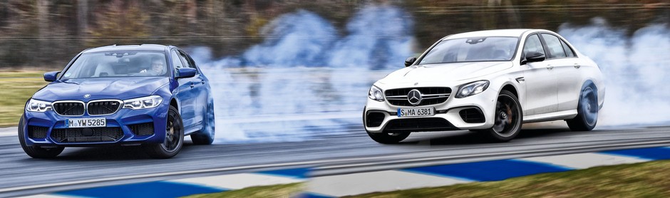 BMW M5 kontra Mercedes-AMG E 63 S+ - pojedynek gigantów