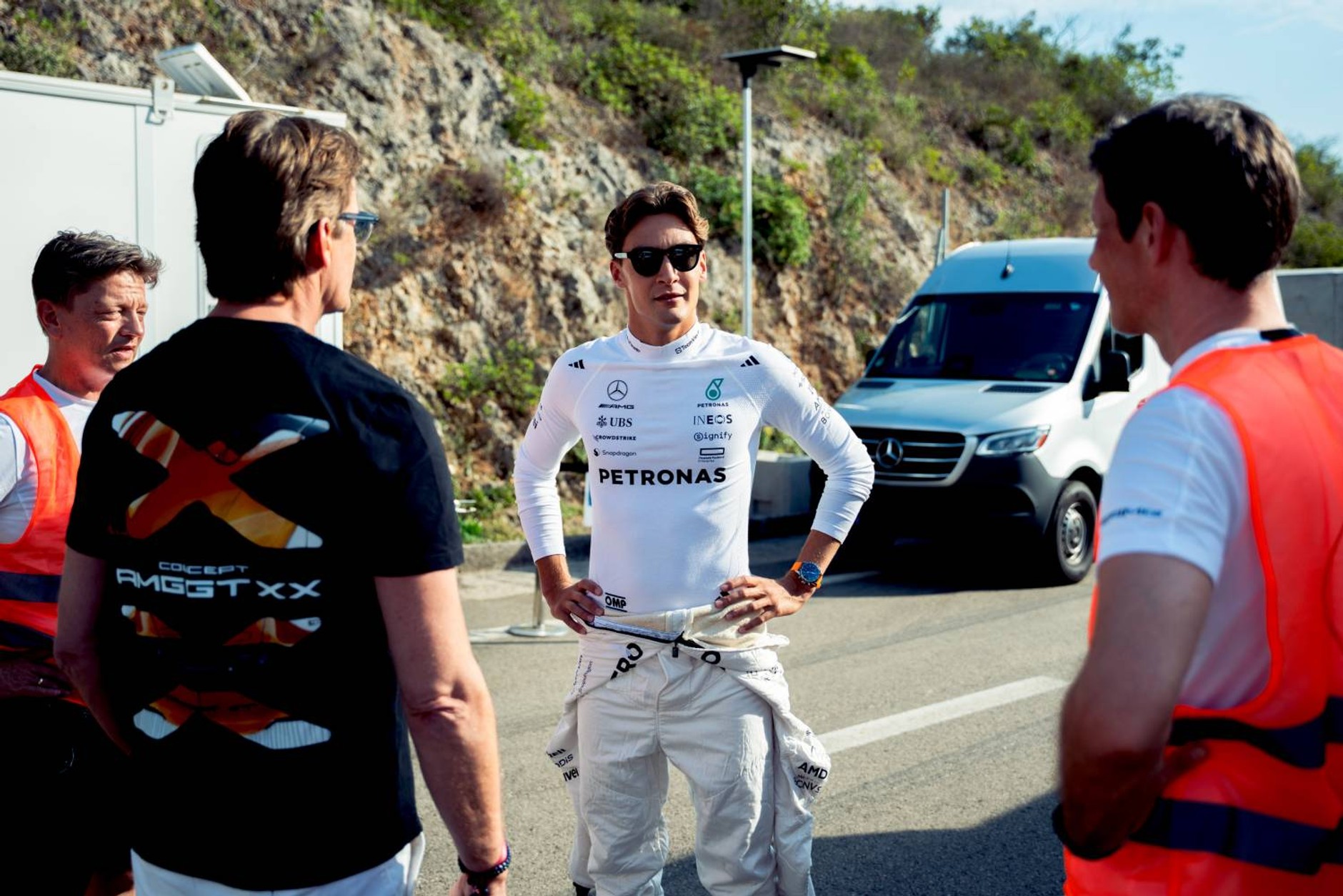 CONCEPT AMG GT XX na torze Nardo