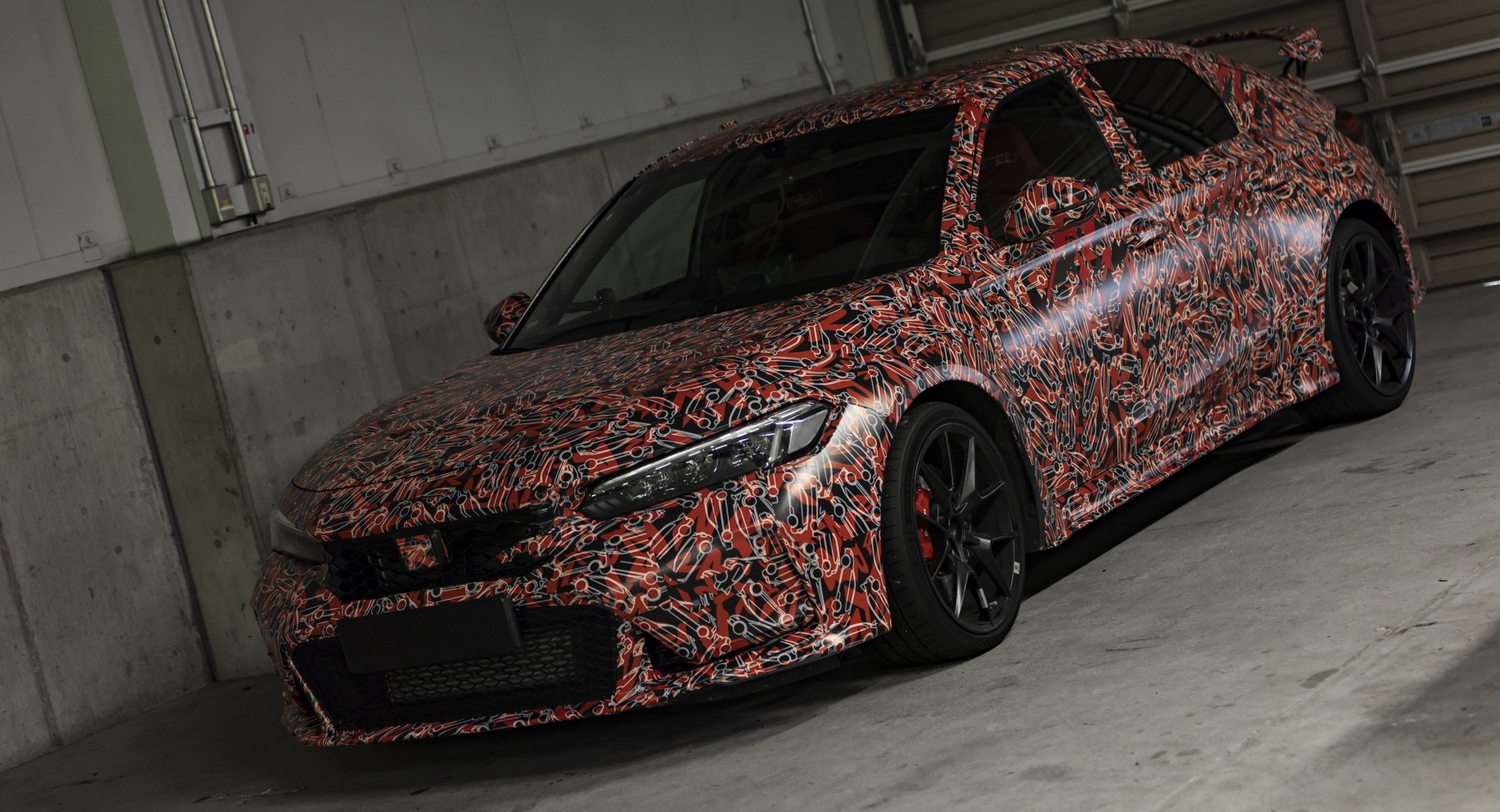 Zakamuflowana prototypowa Honda Civic Type R