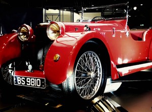 Jowett Special Roadster z 1926 r. ozdobą wystawy w Muzeum Mazowieckim w Płocku