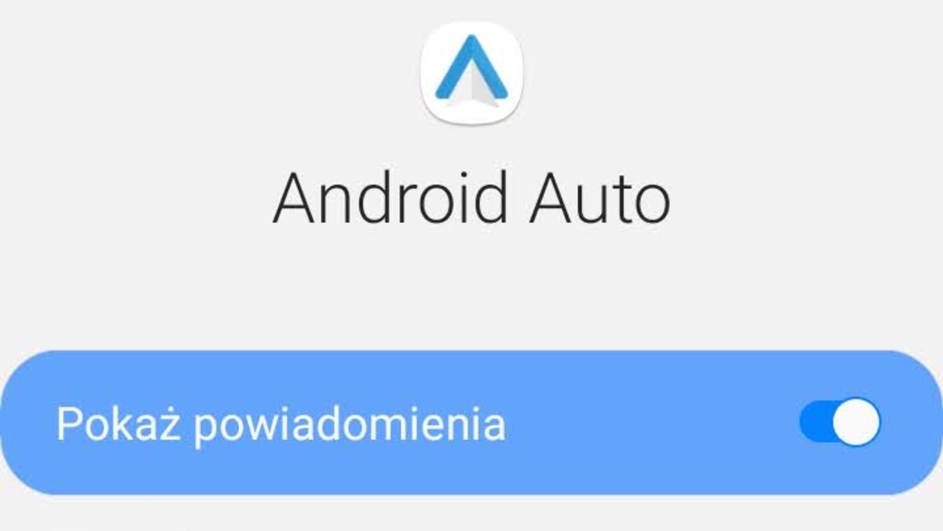 Android Auto - ustawienia