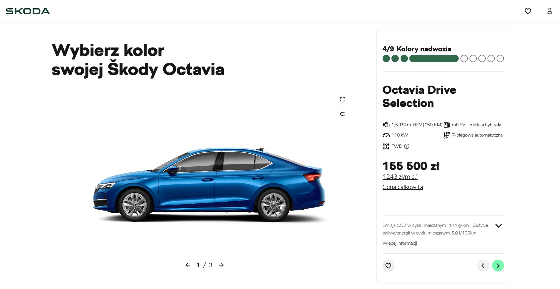 Skoda Octavia Drive Selection