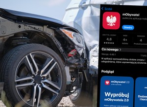 W 2025 r. kierowcy będą mogli zgłaszać stłuczki bezpośrednio w aplikacji mObywatel