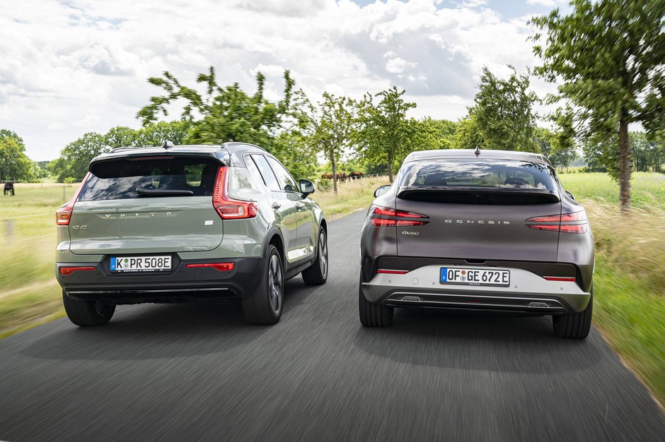 Genesis GV60 AWD kontra Volvo XC50 Recharge P8