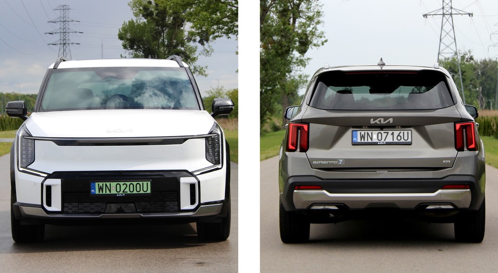 Kia EV9 i Kia Sorento 2.2 CRDi