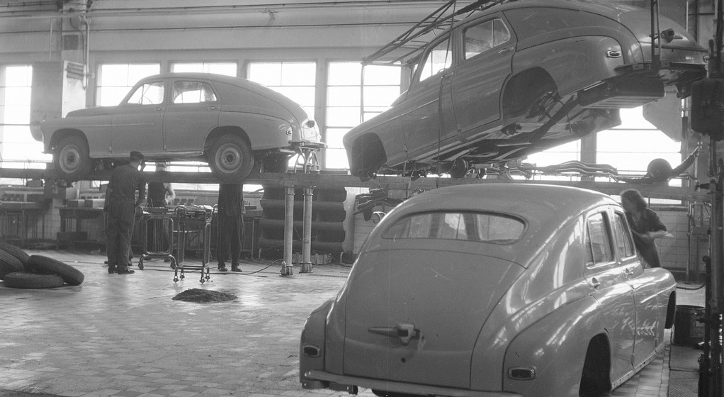 Produkcja Warszawy w FSO na Żeraniu (1957 r.)