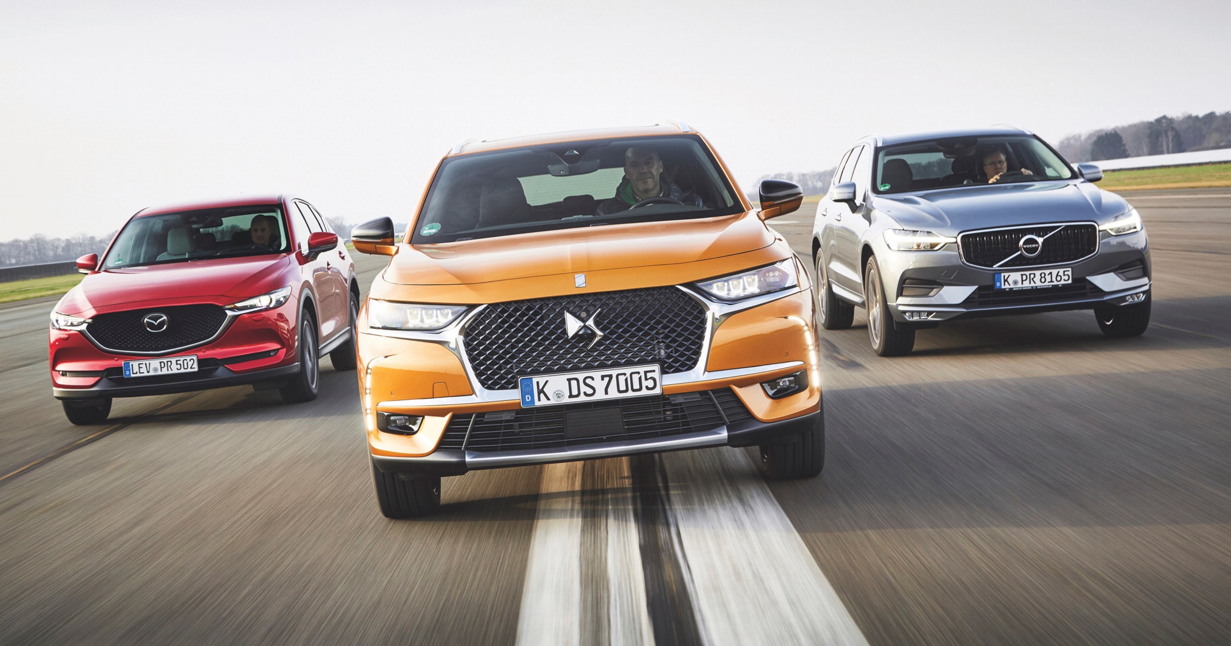 SUV nie musi być niemiecki - DS 7 vs. Mazda CX-5 i Volvo XC60