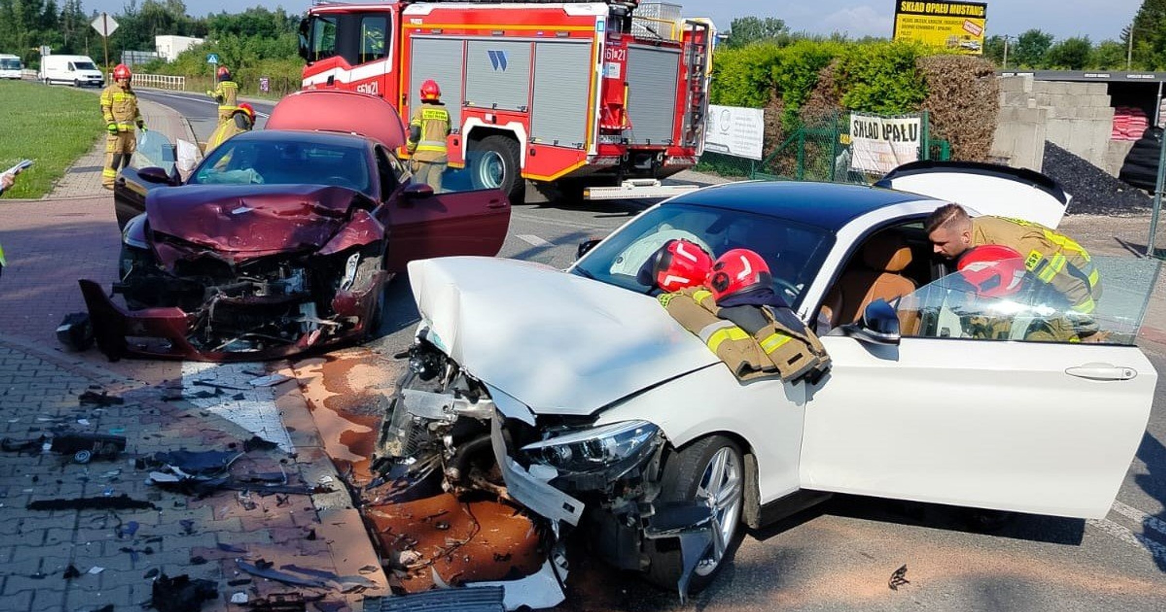 Wypadek w Wodzisławiu Śląskim