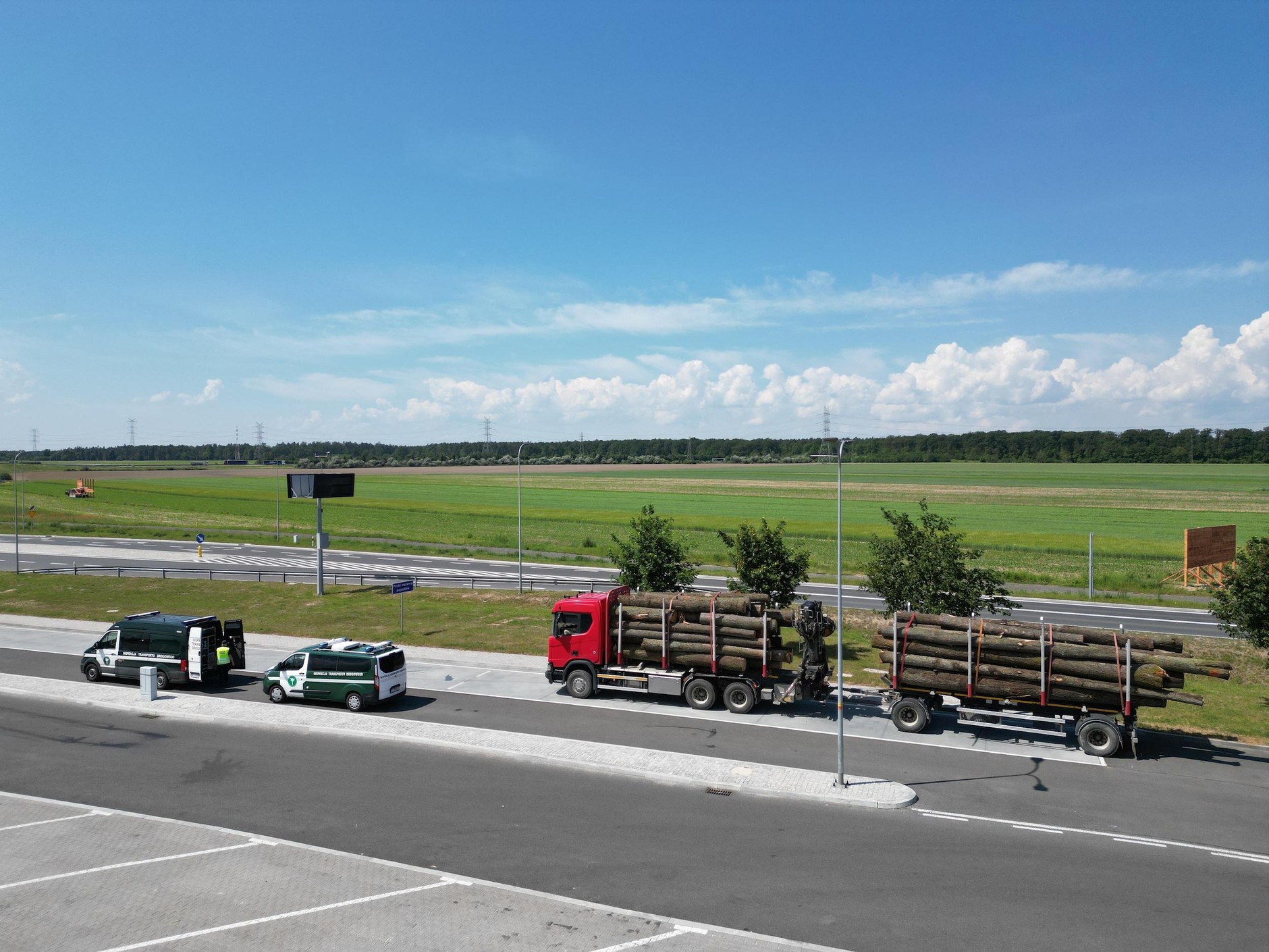 Transport o masie 57 ton