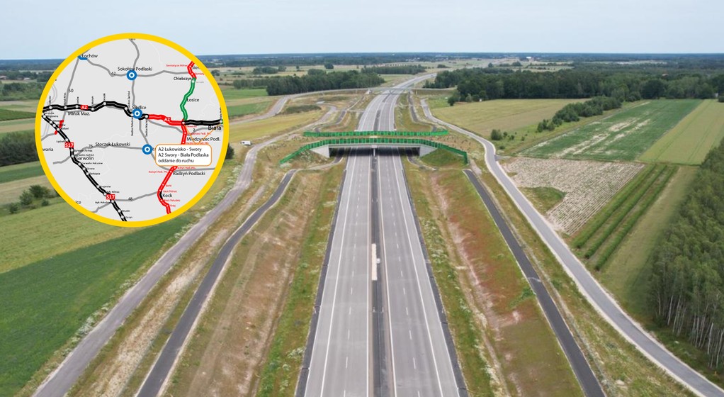 Nowy odcinek autostrady A2 już otwarty. Prawie 30 km nowej trasy gotowe
