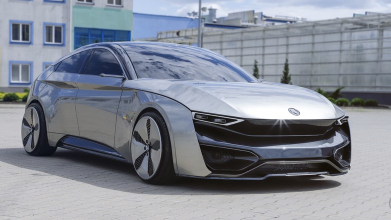 Pojazd koncepcyjny inspirowany Polonezem - dzieło FSO Syrena z Kutna