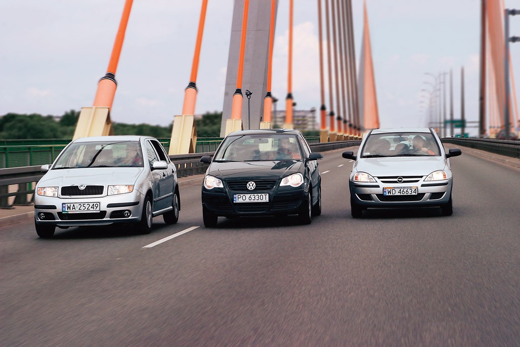 Którego malucha wybrać? Opel Corsa C kontra Skoda Fabia I i Volkswagen Polo IV