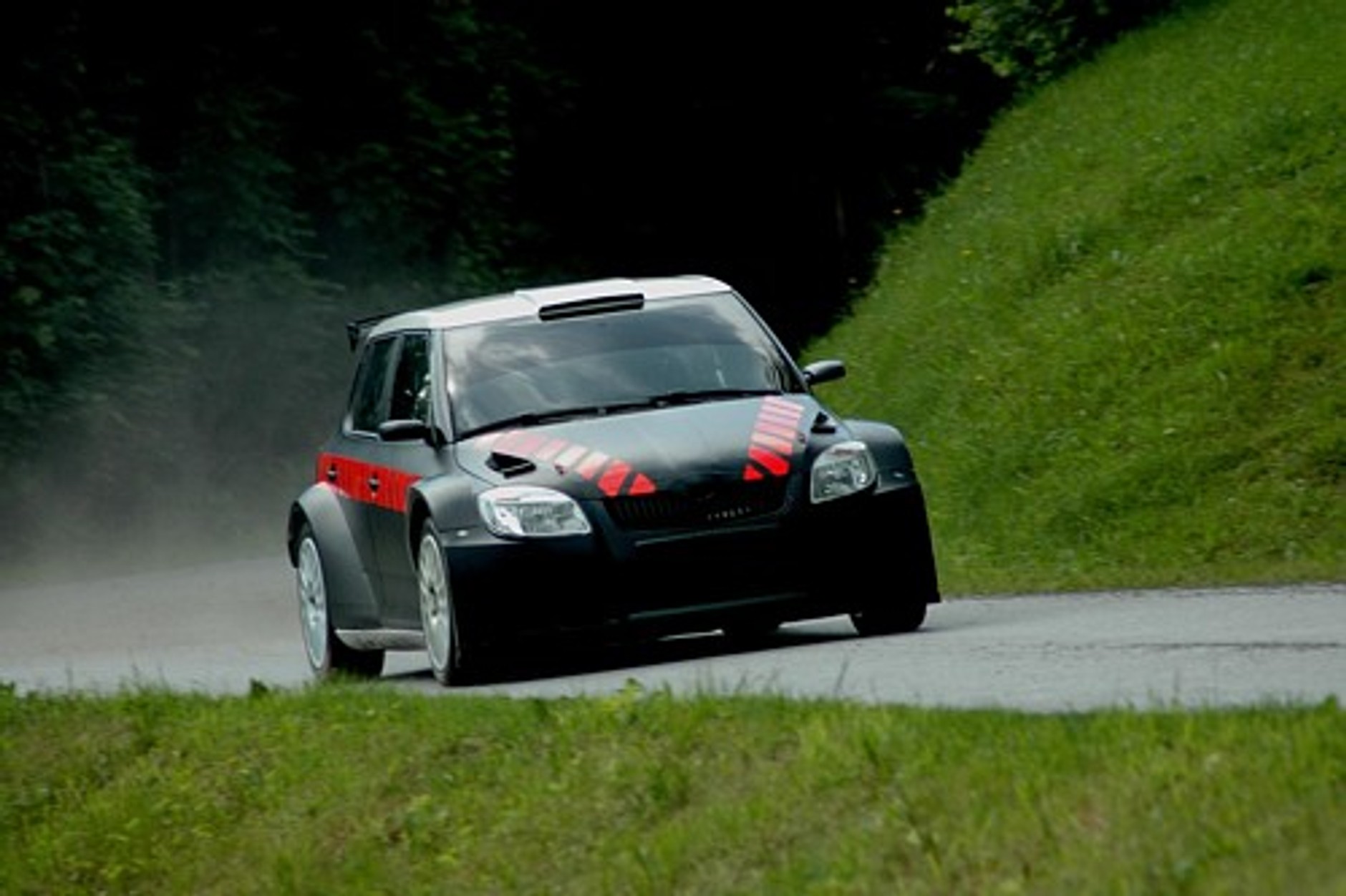 Carlos Sainz testuje Fabię S2000