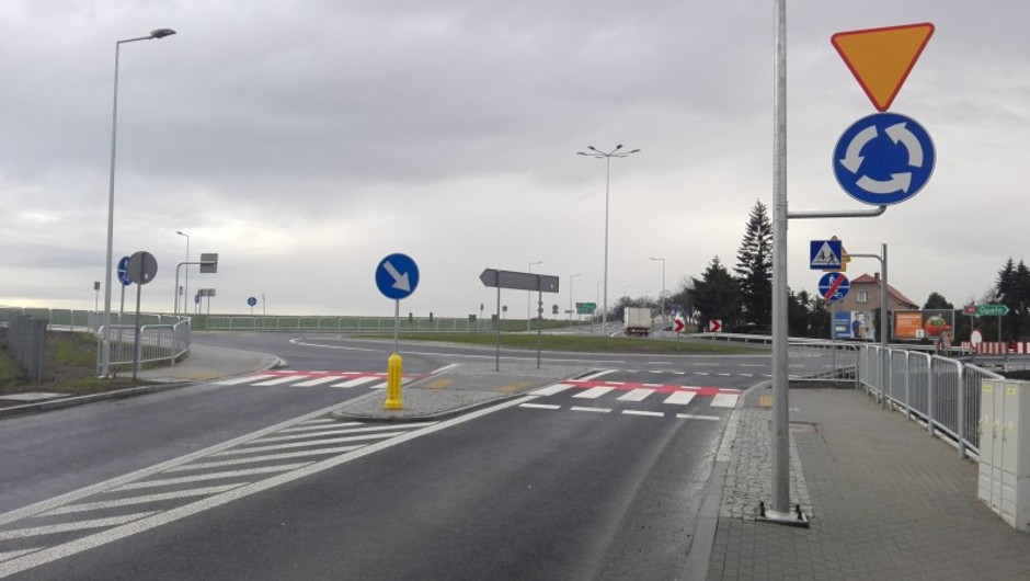 Skrzyżowanie po remoncie