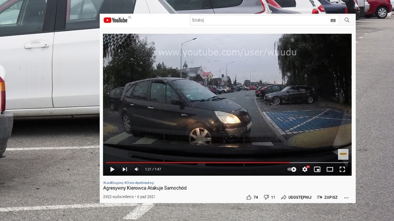 Konflikt podczas parkowania