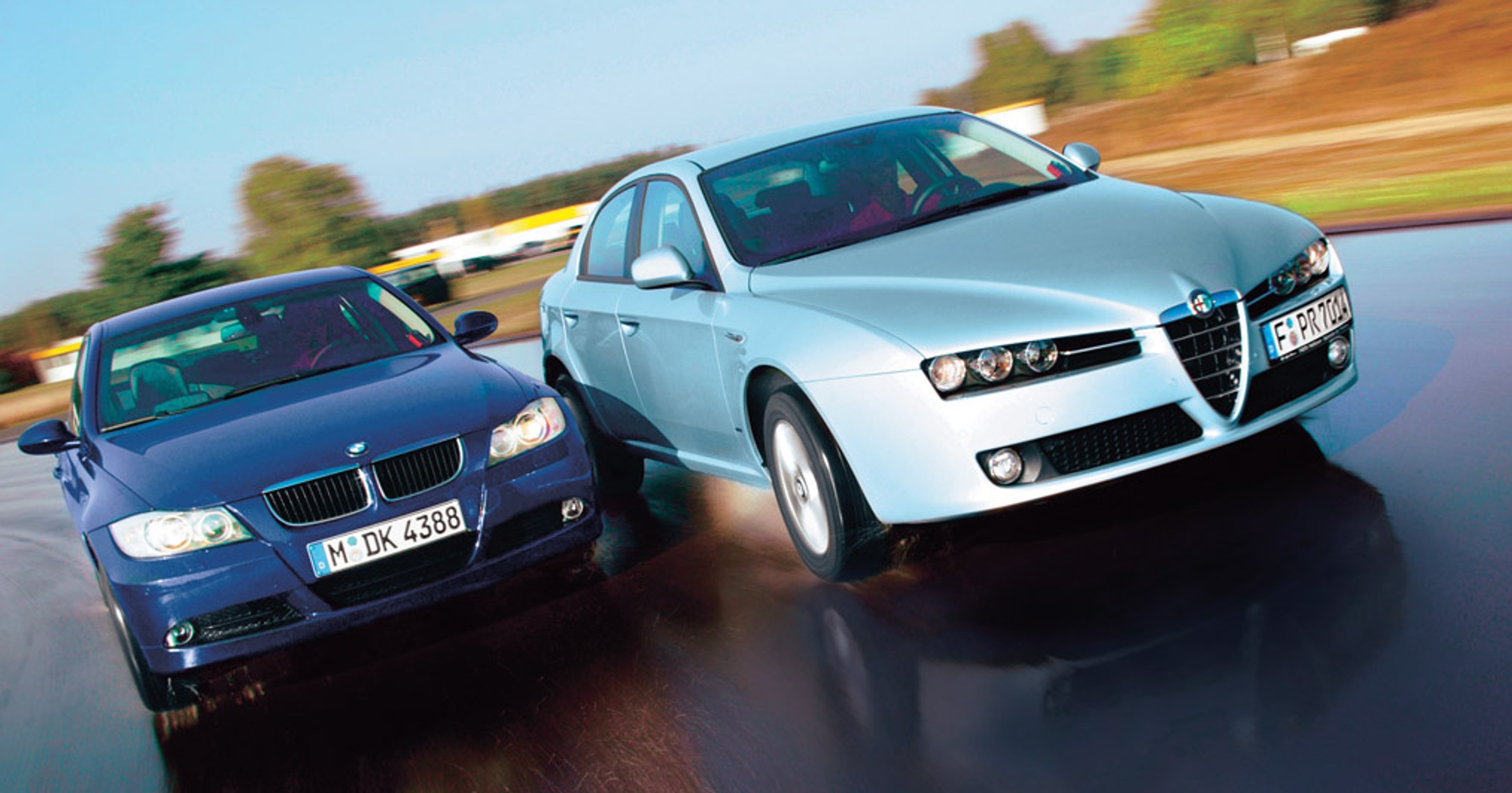 BMW 320i kontra Alfa Romeo 159: emocje gwarantowane