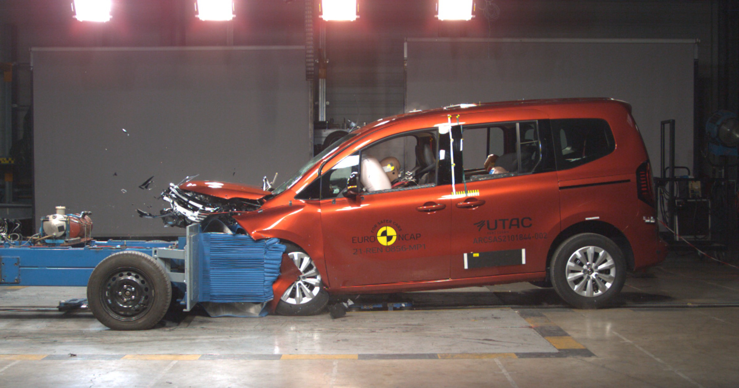 Renault Kangoo w teście zderzeniowym Euro NCAP