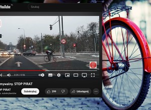 Jeździł w kółko po skrzyżowaniu. Kierowcy komentują zachowanie rowerzysty [Wideo]