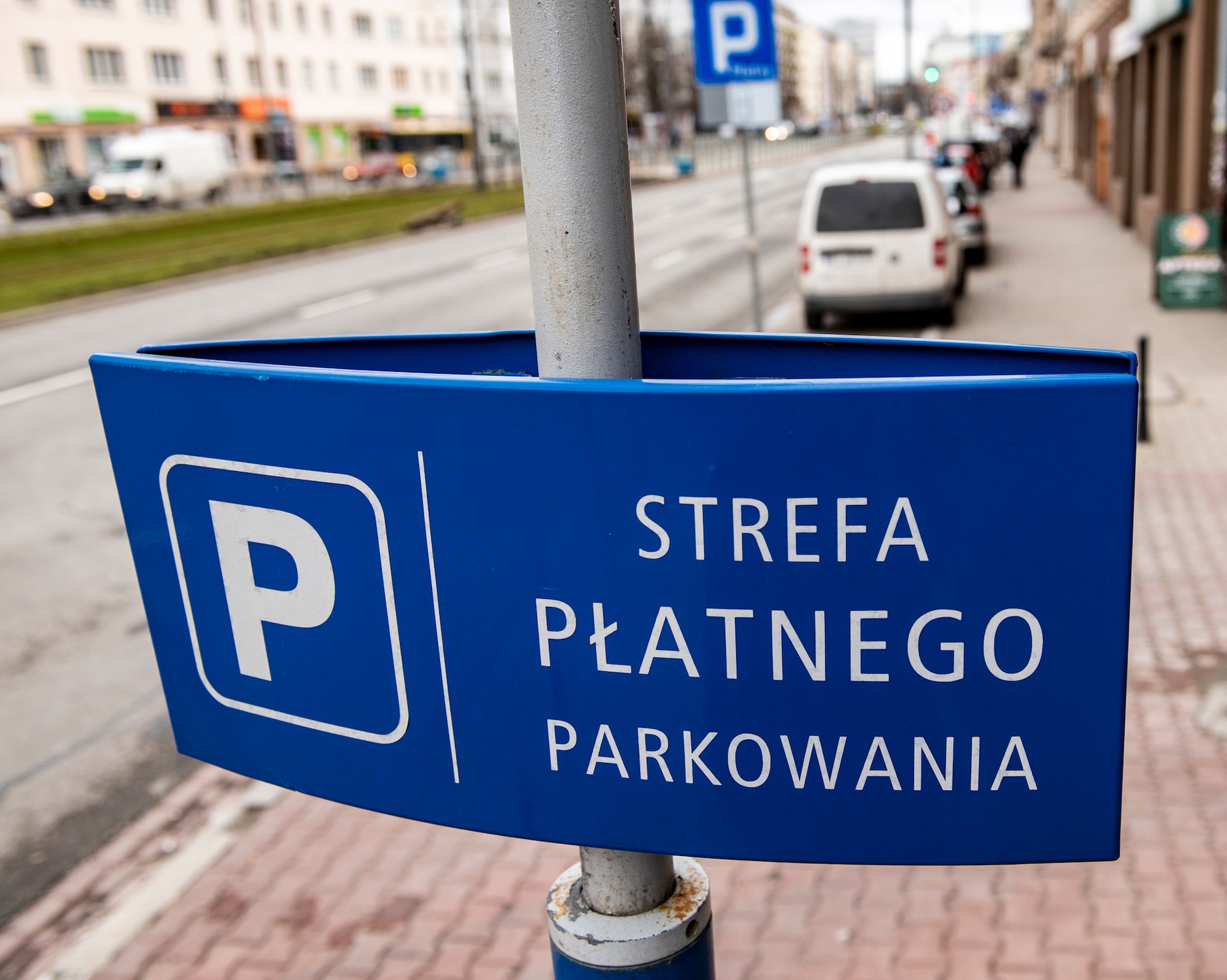 Strefa płatnego parkowania w Warszawie