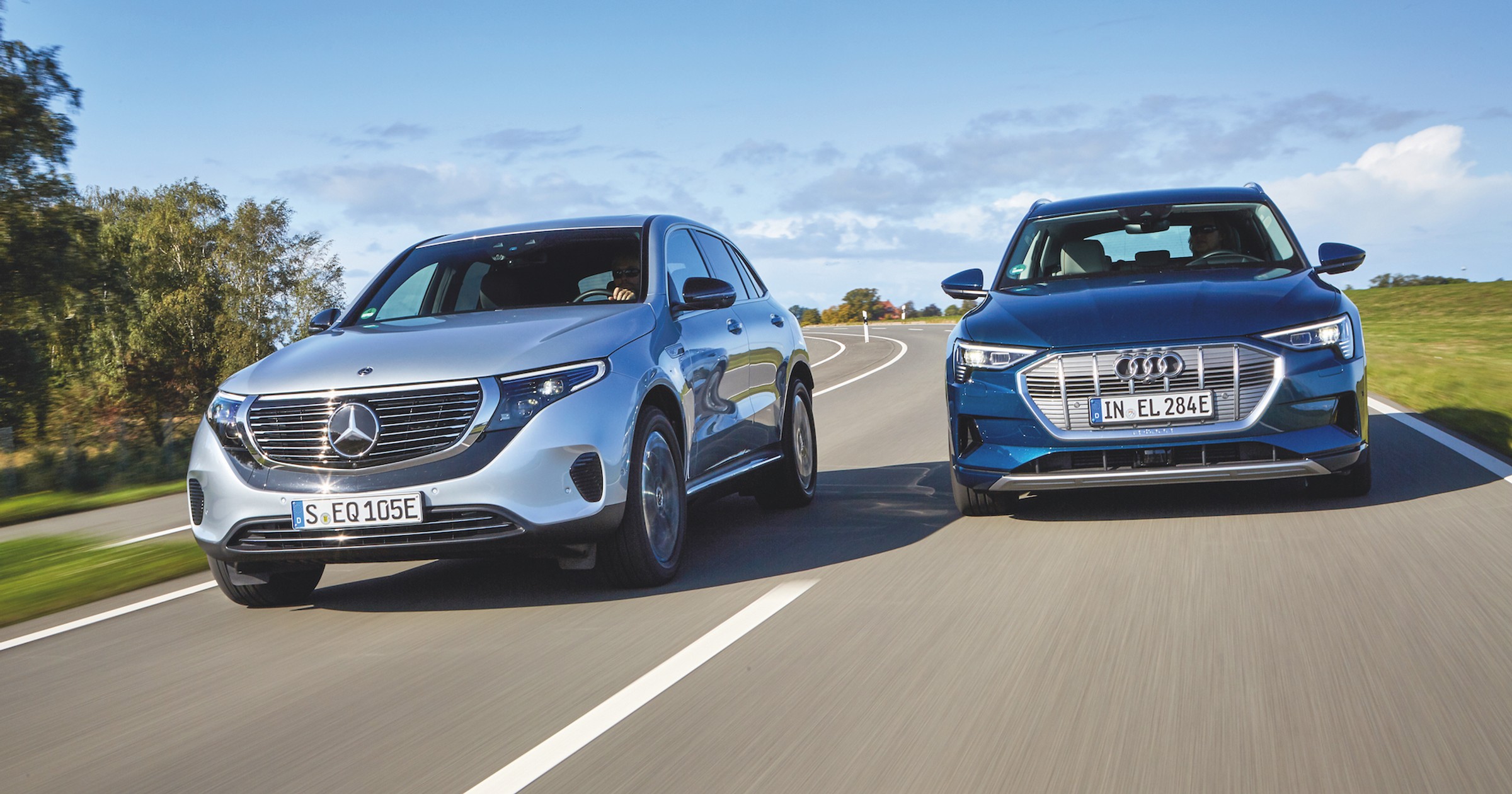 Porównanie elektrycznych SUVów – Audi e-tron kontra Mercedes EQC