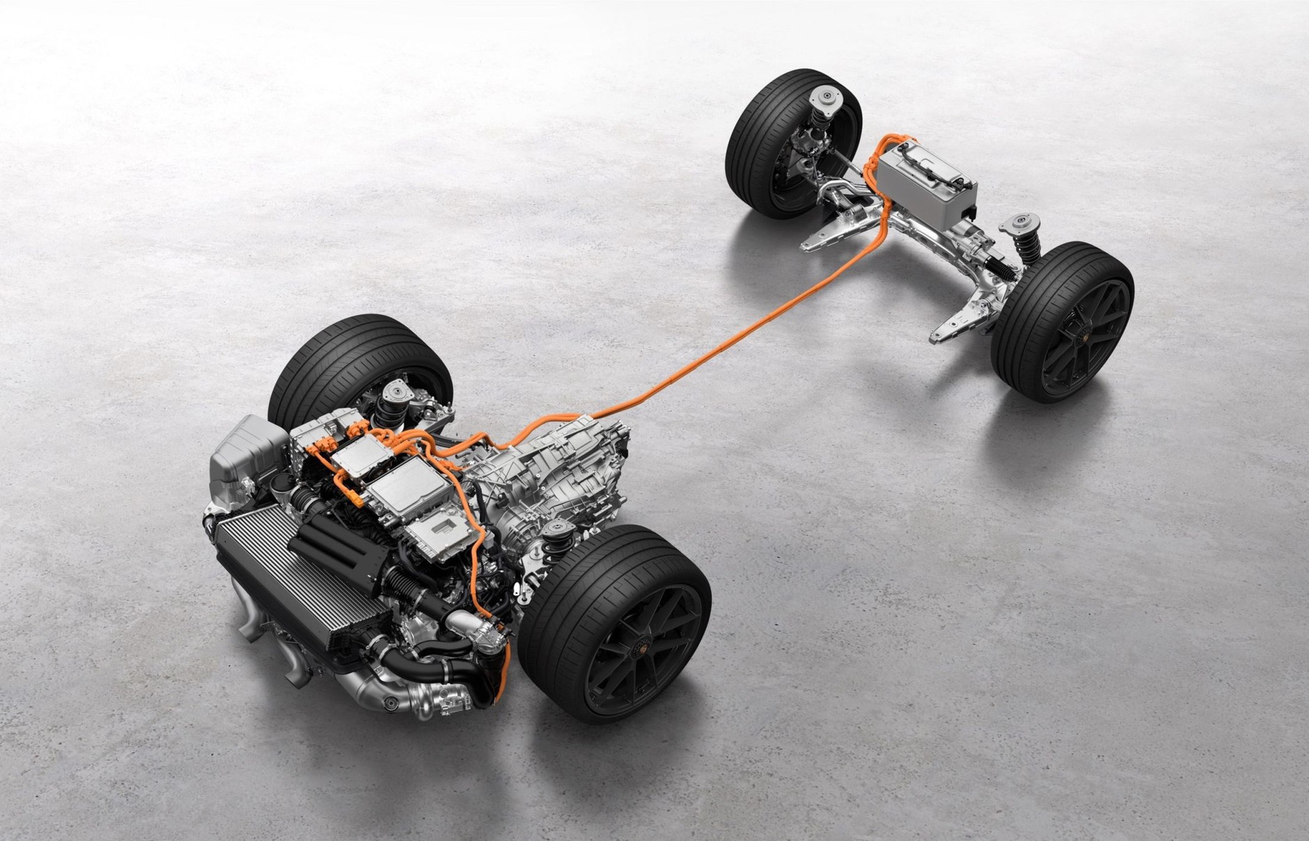Sportowy układ hybrydowy Porsche T-Hybrid