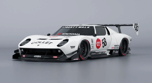 Liberty Walk wzięło na warsztat włoską legendę. Lamborghini Miura dostała ekstremalny bodykit