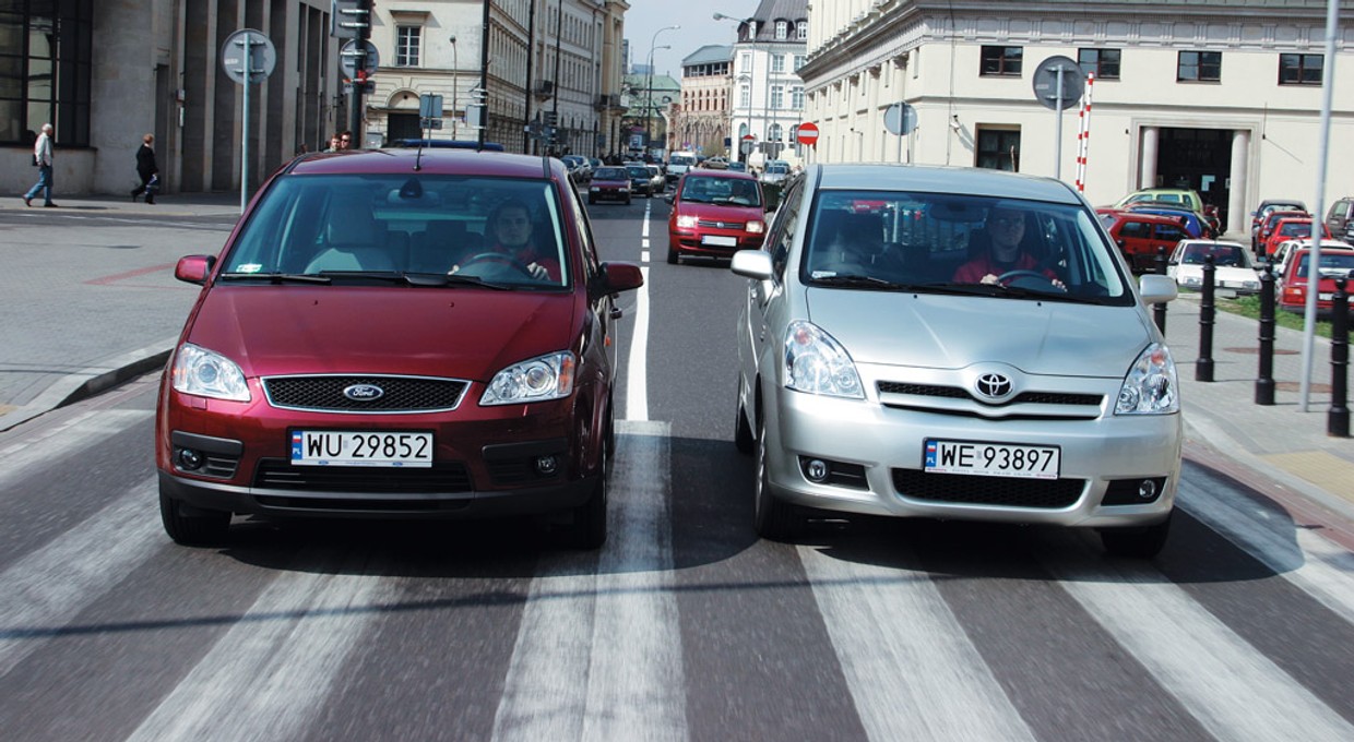 Ford Focus C-Max kontra Toyota Corolla Verso: vany idealne nie tylko w wakacje