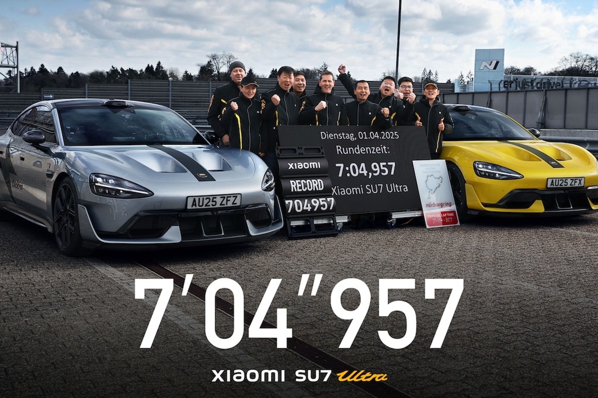 Xiaomi pobiło rekord na Nurburgringu. SU7 Ultra był szybszy niż Rimac Nevera
