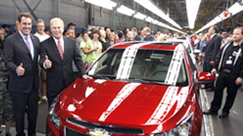 Chevrolet Cruze sedan ma 10 poduszek!