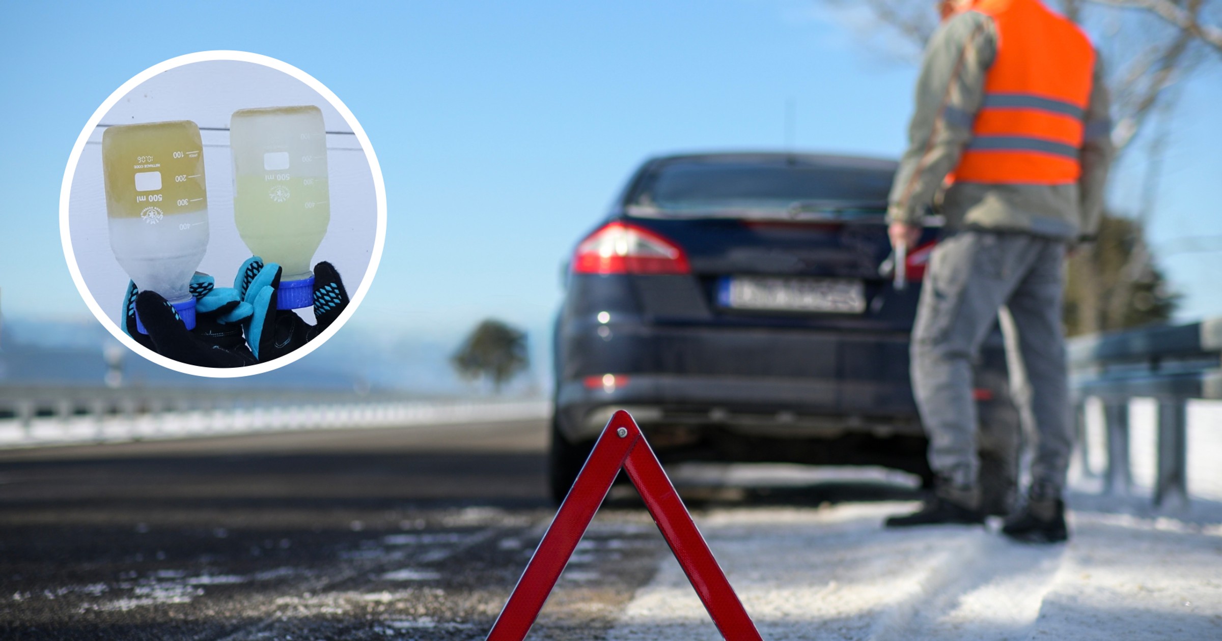 Diesel niewystarczająco dostosowany do zimna przestaje płynąć – i to zatrzymuje wiele samochodów w mróz