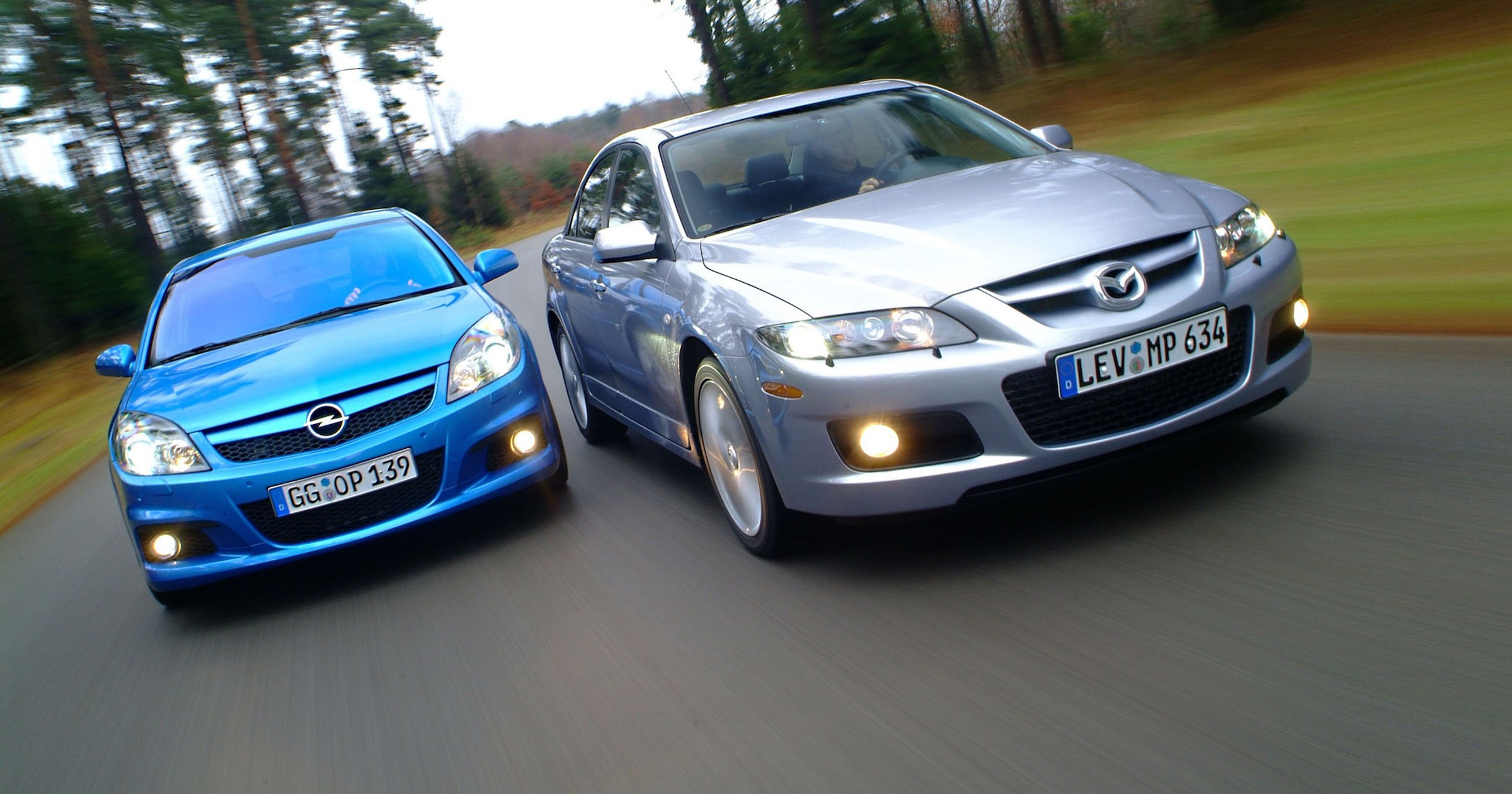 Opel Vectra C OPC kontra Mazda  6 MPS