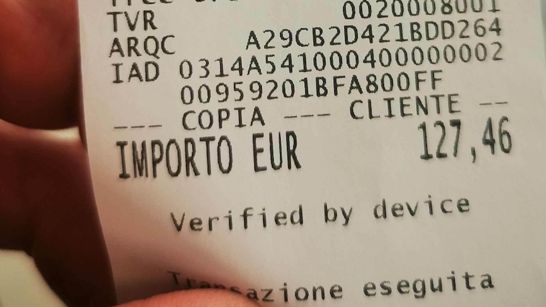 Rachunek za tankowanie byl wyjątkowo wysoki