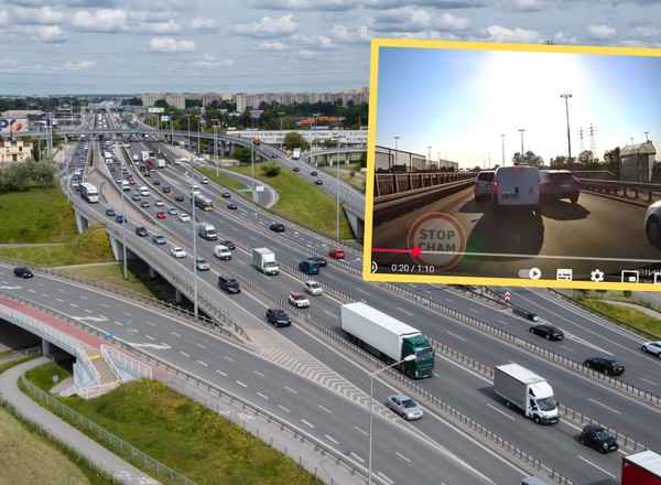 Starcie dwóch "szeryfów" na S8 w Warszawie. "Dzieci w piaskownicy są bardziej cywilizowane"