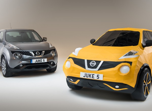 Nissan Juke Origami: auto z papieru