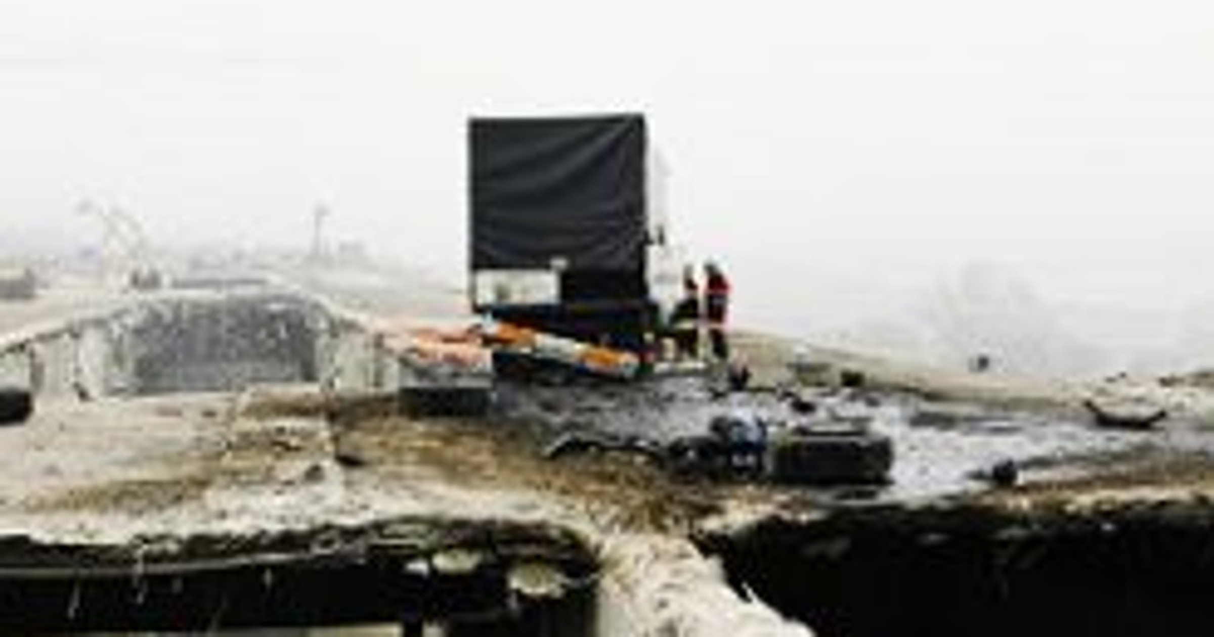 Niemcy: polski TIR...skoczył 8 metrów!